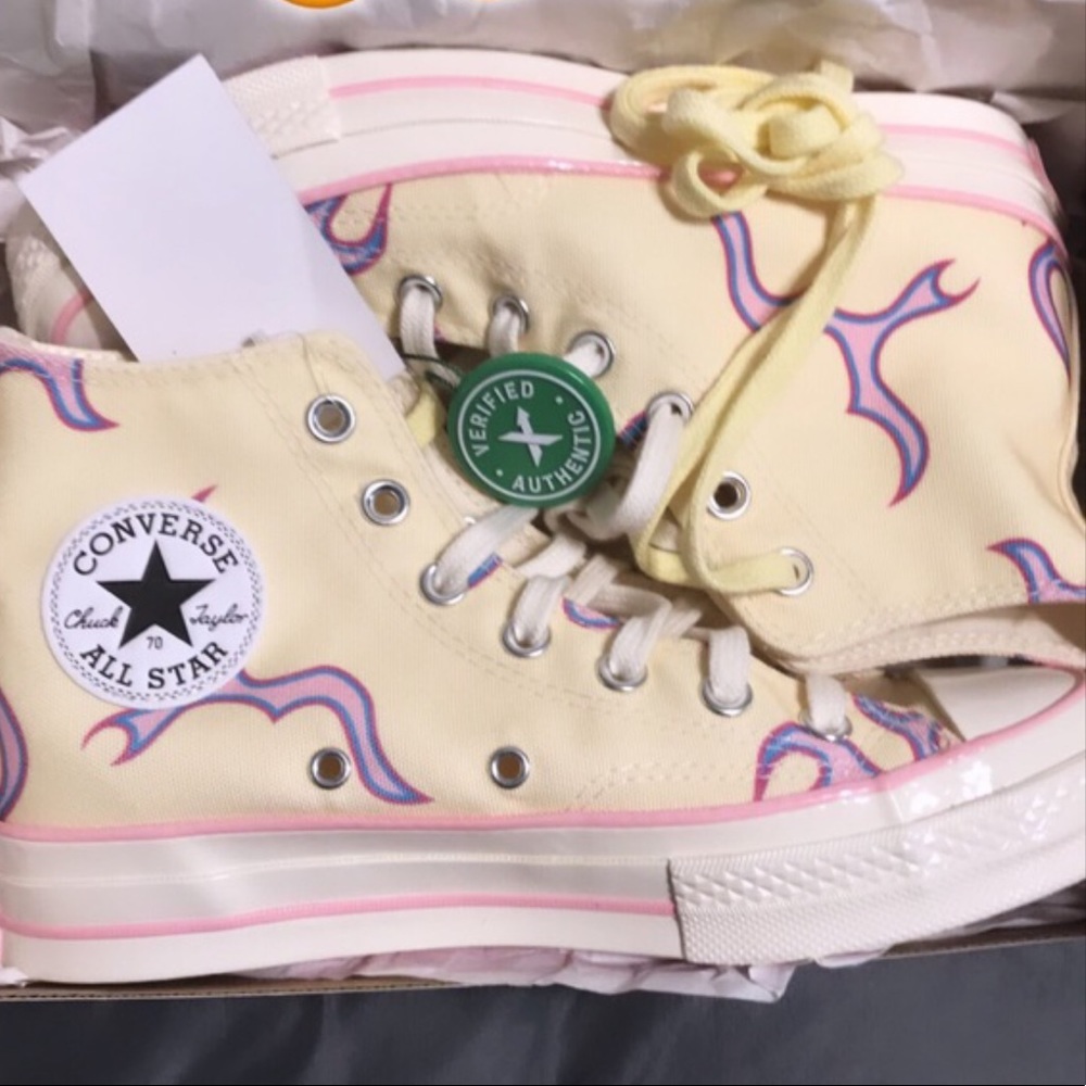 Converse Chuck Taylor All-Star -(Golf Le Fleur yellow flame) TYLER THE CREATOR